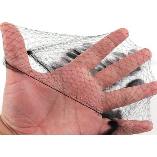 50PCS Nylon hair net star dance recital Weaving cap Black hairnets Invisible Elastic Mesh Hair Styling Hairnet Soft Lines
