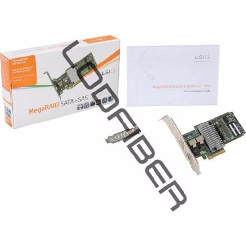 LODFIBER for LSI MegaRAID LSI00326 (9270-8i) PCI-Express 3.0 x8 Low Profile SATA / SAS RAID C