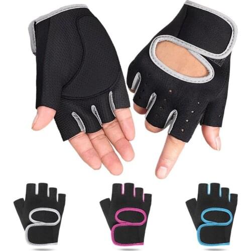 Half Finger Cycling Gloves Sport Fitness Racing MTB Bike Gym Gloves Summer Men Women Riding Thickened Palm Pad Bicycle Gloves