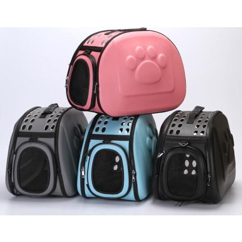 Foldable EVA Pet Carrier Puppy Dog Cat Outdoor Travel Shoulder Bag for Small Dog Pets Soft Dog Kennel Pet Carrier Bag