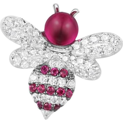 SLJELY Silver Brooches For Clothes