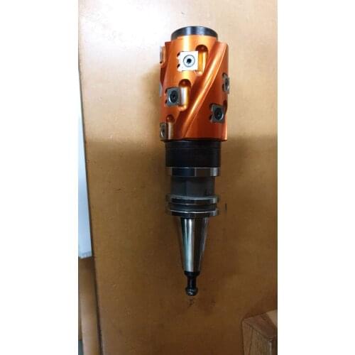 Spiral Cutter Head For Woodworking Spindle Moulder Cutter Head Wood Cutting Knife with Holder HSK F63