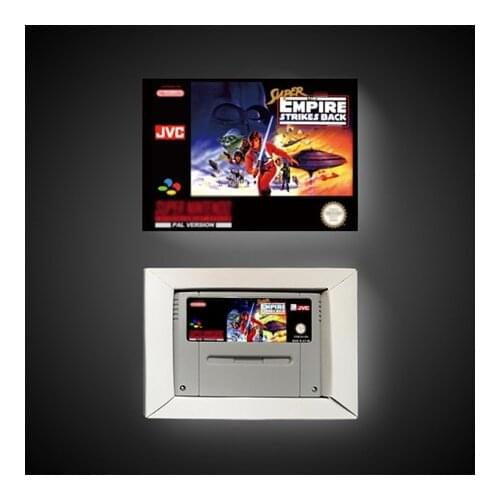 Super Star Game Wars The Empire Strikes Back- EUR Version Action Game Card with Retail Box