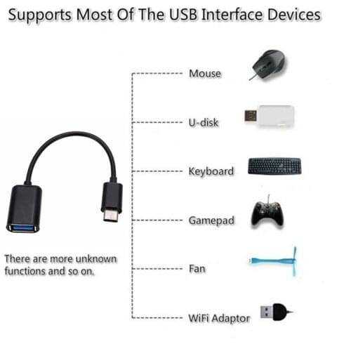 USB C To USB Adapter OTG Cable USB Type C Male To USB 3.0 2.0 Female Cable Adapter For MacBook Pro Samsung Type-C Adapter