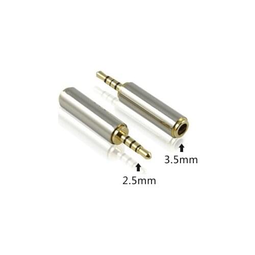 1Pcs NiceHCK New High Quality Headphone 2.5mm To 3.5mm Audio Cable Adapter Male To Female Adapter For Nokia Phone MP3
