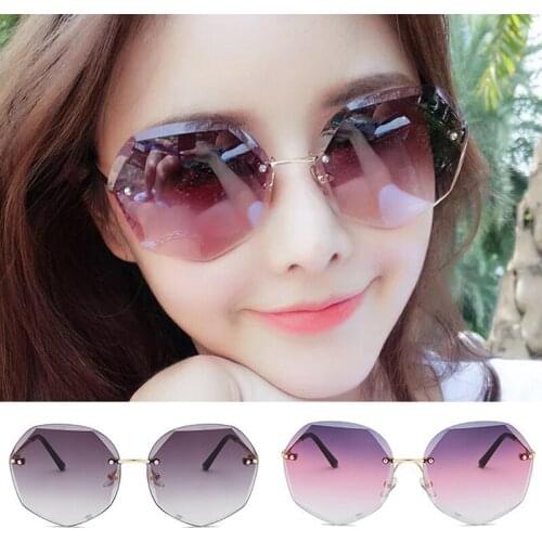 2021 Women Polygonal Sunglasses Metal Temple with UV400 Multicolor Lens UV Protection Sunglasses for Ourdoors TY66