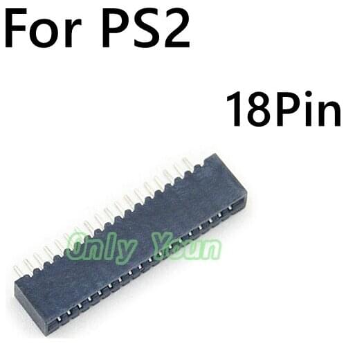Aipinchun 5Pcs/Lot For Playstation 2 PS2 Flexible Ribbon Cable Conductive Film Socket Connector 18pin Block Repair Parts