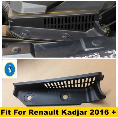Accessories Interior Engine Warehouse Air Inlet Protective Cover Anti-blocking Trim Plastic For Renault Kadjar 2016 2017 2018