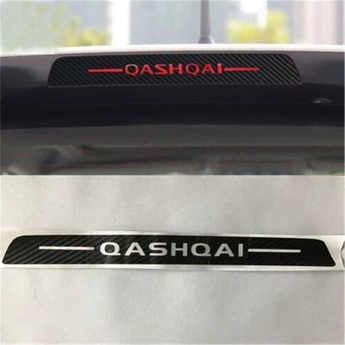 Car styling Car Carbon fiber pattern rear high brake light decorative patch for Nissan Qashqai j11 2015-2019 Car-covers