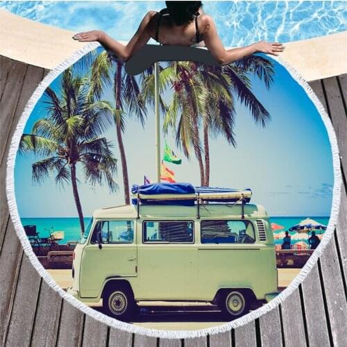 Bath Towel Beach Towel Round Beach Towel Recznik Plazowy Strandlaken Toalla Playa Serviette De Plage Toalha De Praia Havlu 150cm