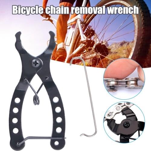 Bike Bicycle Open Close Chain Buckle Repair Removal Tool Black Plier Accessory Bicycle Repair Tools For Bicycle Repair Multitool