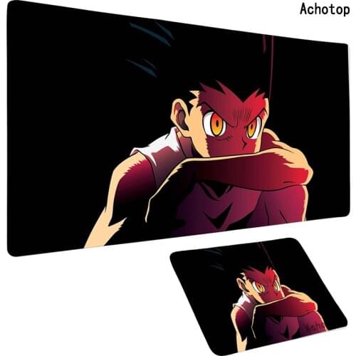 Anime Hunter x Hunter Computer Mouse Pad XXL Gaming MousePad Large Mouse pad Gamer 900X400 Mause Carpet PC Desk Mat keyboard pad