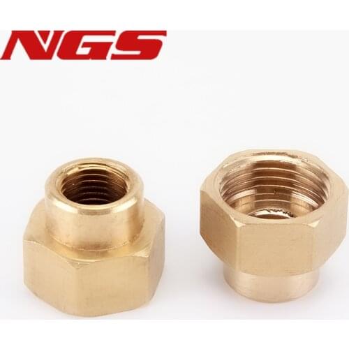 TPUFG Brass Internal Thread Copper Pipe Adapter Reducer Pipe Fitting Coupler Connector 1/8 1/4 3/8 1/2