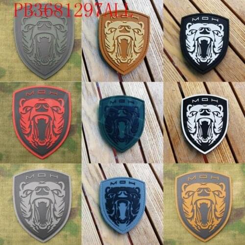 GRIZZLY Medal of Honor MOH 3D PVC patch
