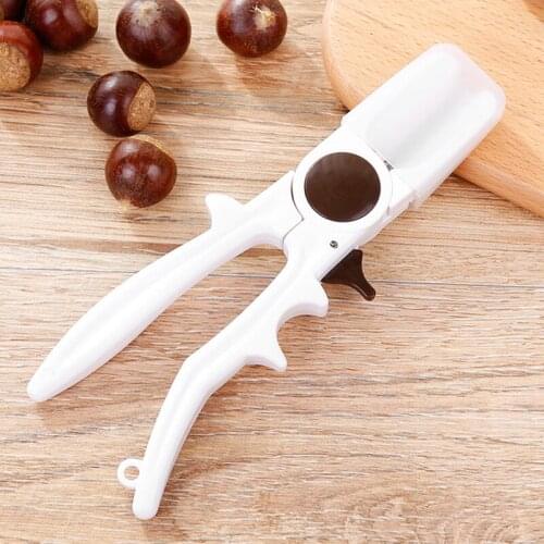 Multi-use Chestnut Bottle Opener Ginkgo Nut Sheller Kitchen Peeling Hard Shell Seed Walnut Chestnut Cutter Pecan Plier Clamp New