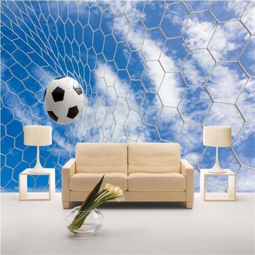 Football World Cup Theme 3d Large Mural for Living Room Ktv Bedroom Boys Room Decor Mural Wallpaper 3D Wall Papers Home Decor