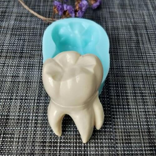 QT0144 PRZY Tooth Silicone Mold Soap Mould Handmade Soap Making Molds Candle Silicone Mold Resin Clay Mold Silicone Rubber