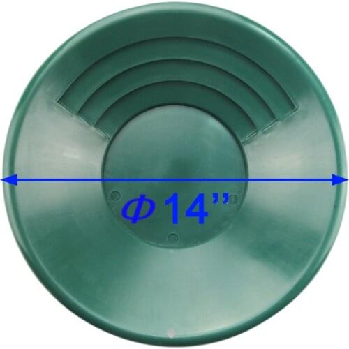 Hand operated plastic gold panning pan washing bucket manual gold panning basin screen Jinsha basin gold separation equipment