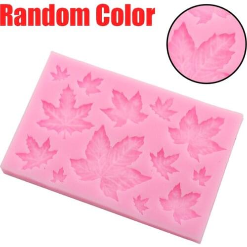Silicone Maple Leaves Fondant Mould Cake Decor Chocolate Sugar Baking DIY Mold MAYITR