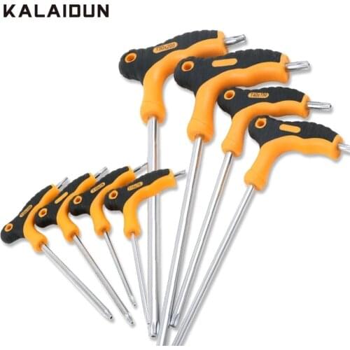 KALAIDUN Hex Wrench Set Allen Key Universal Keys 8Pcs Ball End T-Handle Screwdriver Spanner For Auto Bike Motorycle Reapair Tool