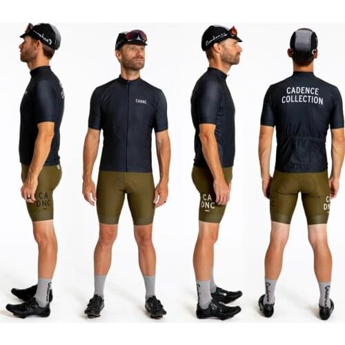 Cadence Replica 2021 Cycling Jerseys Suit Bicycle Clothes Breathable MTB Pro Team Short Sleeve Bib shorts Ropa Maillot Ciclismo