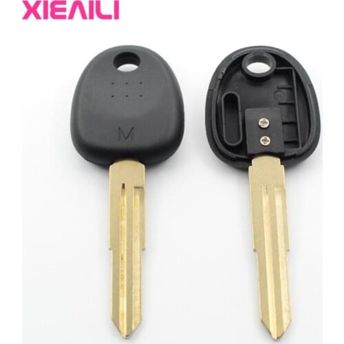XIEAILI 10Pcs Transponder Key Case Shell For Hyundai Santafe/Sonata NF/Elantra/Sonata Key Fob Case S292