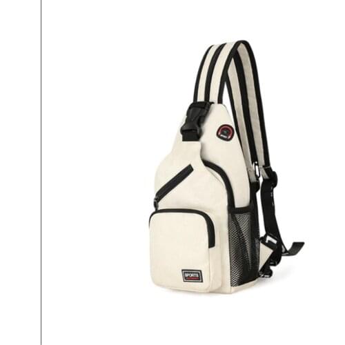 Women Small Backpack 2021 Casual Girls Chest Bag with Earphone Hole Female Backpack Multi-Functional Rucksacks Mochila Mujer