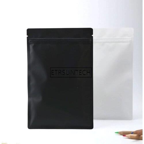 1000Pcs Matt Aluminum Foil Bag Self Seal Matte Packaging Bag For Mask Powder Storage Aluminum Foil Flat Zipper Reusable Pouch