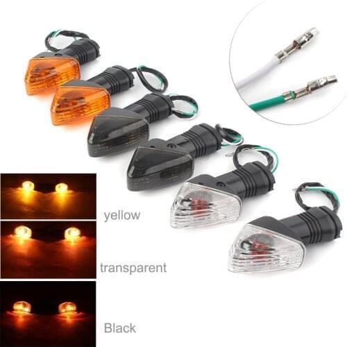 2x Motorcycle Front Turn Signal Indicator Light For KAWASAKI Ninja 6500R 1000 ZX-6R ZX-10R Z750S Z750 Z1000 KLE500 KLE650