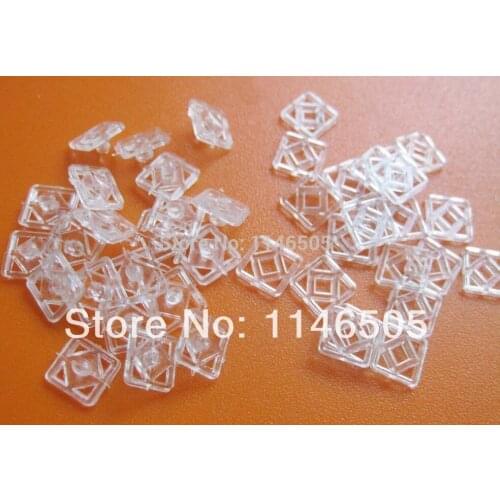 200pcs/lot Kids Accessories 7mm Nylon Button Round Snap Mini Buttons Transparent Sewing Garment Buttons Scrapbooking ZK0237