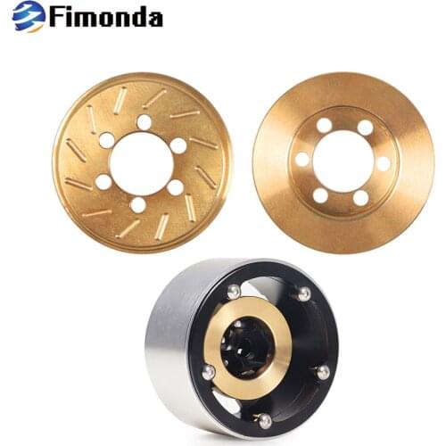 2pcs Brass 62g Internal Counterweight Balance Weight for RC Crawler 1.9 2.2 inch Wheel Rim Axial SCX10 D90 TF2 Traxxas TRX4
