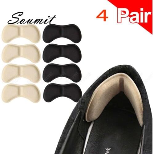 4 Pairs Sticker for Women High Heels Anti-wear Feet Heel Protector Soft Breathable Waterproof Pad Pain Relief Foot Care Inserts