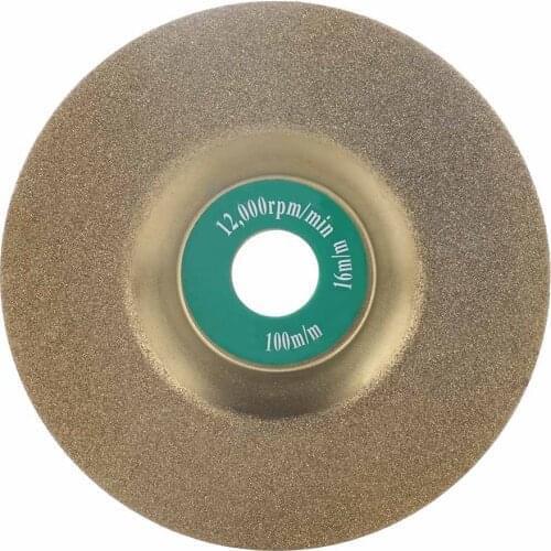 16mm Diamond Grinding Wheel Cup Glass Emery Milling Cutter Circle Grinder Stone Sharpener Angle Cutting Wheel Rotary Tool