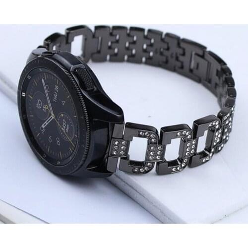 20mm 22mm Women Rhinestone Bracelet for Huawei Watch 3/Pro Band GT 2 2e 46mm 42mm Strap for Honor Magic 2 GS Bling Belt