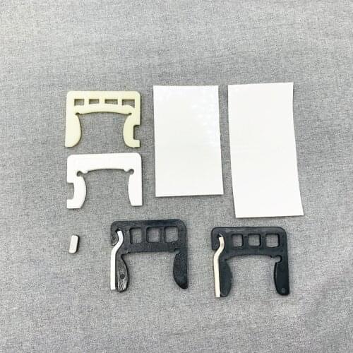 Tsudakoma Toyota air jet loom part Heddles side stop C type plastic clamp block plug block sticker square iron