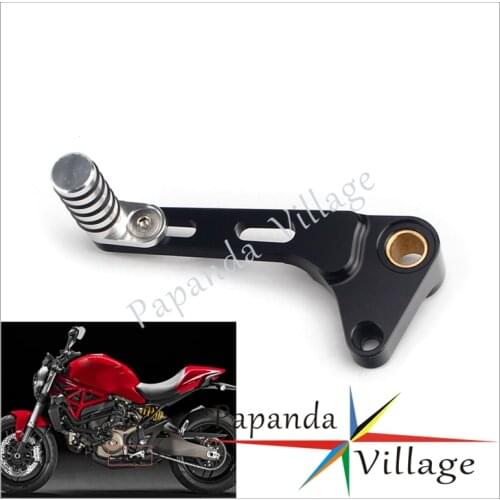 For DUCATI MONSTER 821 1200/S 2014-2015 Motorcycle Left Side CNC Gear Shift Lever Adjustable Shifter Pedal Toe Peg Cafe Racer