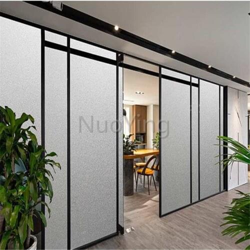 Frosted Static Decorative Self-adhesive Glass Sticker Film Uv Protection Thermal Control Window Sticker Window Privacy Film