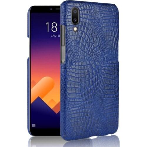 Meizu M3E Mini Case Crocodile Pattern Hard PC+PU Leather Back Cover Case for Meizu M3/Meizu M3 Mini Cover Protector