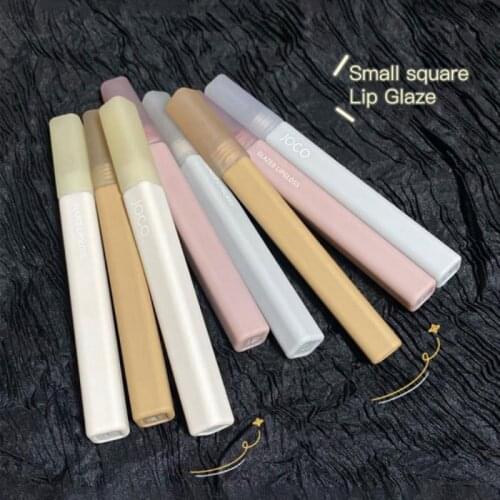 JOCO 8 Colors optional Small square strip lipstick matte velvet air Lip Glaze not easy to fade Lip gloss Cosmetics Makeup TSLM1