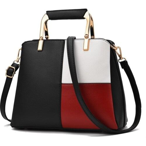 New Fashion Tote Bag Designer Patchwork Handbags High Quality Leather Luxury Shoulder Crossbody Bags For Women 2021 Sac A Main