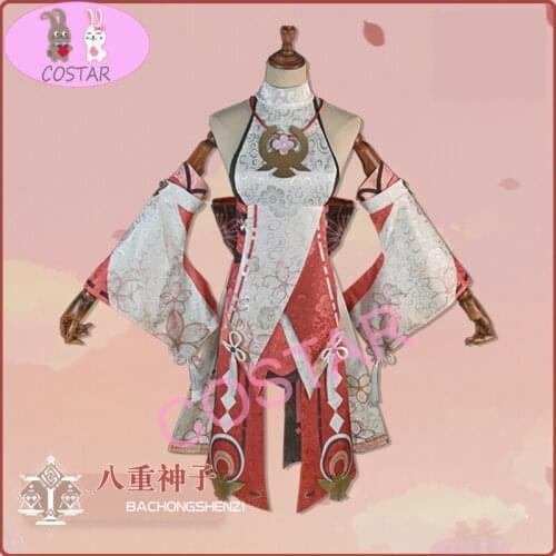 Genshin Impact Yae BaChongShenZi Game Suit Uniform Ba Chong Shen Zi Cosplay Costume Halloween Carnival Outfit For Women 2021 NEW