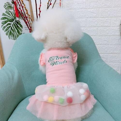 Dog Dress Princess Dresses Cat Clothes Chihuahua Yorkshire Clothing Puppy Skirt Tutu Summer Dog Costume Pet Clothing Apparel