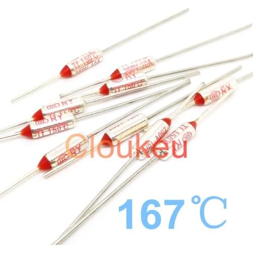 RY Tf 167C 250V10A/15A Metal temperature fuse 167 Centigrade