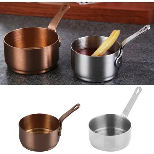 Sauce Dipping Bowl Condiment Tapas Salad Dip Sauce Home Cup Stainless Steel