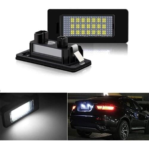 LED License Plate Light 7000K Car Rear Number Plate Light for BMW 3 5 Series E39 E60 E61 E82 E88 E90 E91 E92 F30 F31 F32 F34