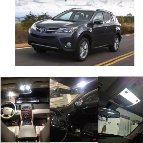 Interior Led lights For 2012 Toyota RAV4 Sequoia Sienna Tundra Venza Yaris