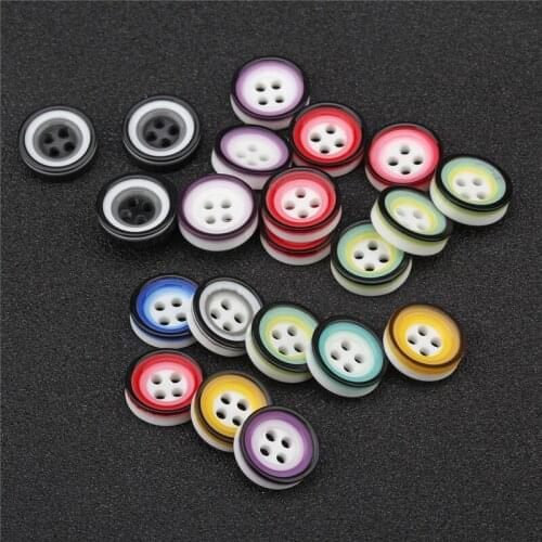 1000pcs 4holes Plastic Resin Buttons Coat Clothes Button Handmade DIY Home decoration craft Sewing Accessorie Scrapbooking