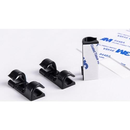 16pcs Wire Cable Management Organizer Desktop Workstation Cord Clips Management Holder Data Telephone Line Cable Winder Sleeve