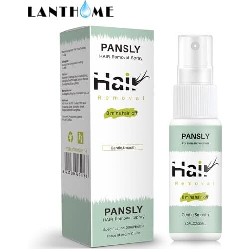 3pc Hair Removal Treatment Spray Wax Depilatory Cream Bikini Smooth Body Hair Removal Spray Liquid Facial Hair Remover for Women