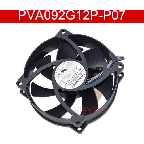 Free shipping For FOXCONN PVA092G12P-P07 DC 12V 0.39A 92x92x25mm Server Cooler Fan